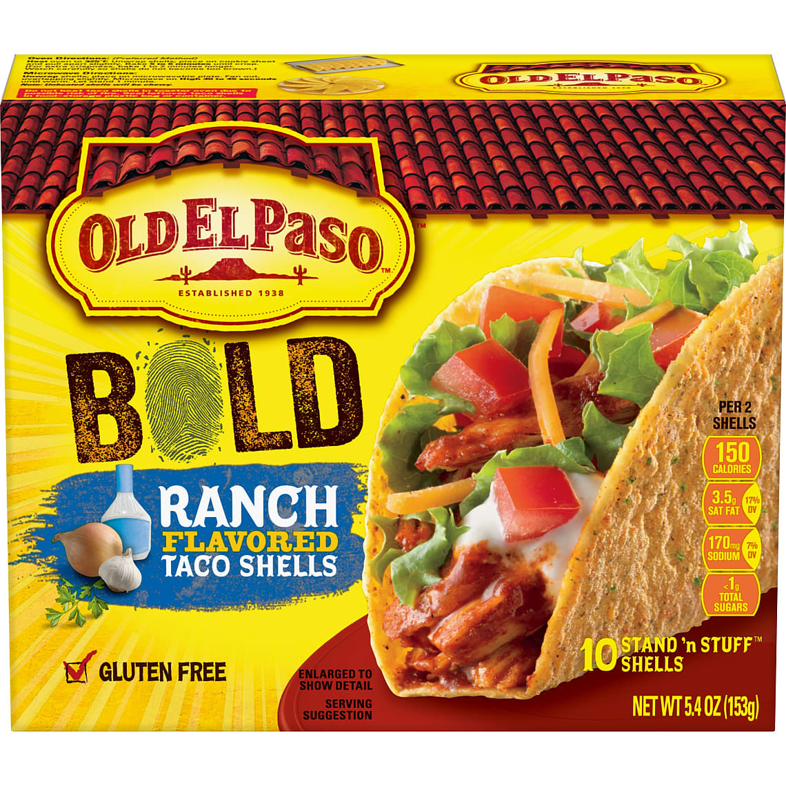 Stand N Stuff Bold Ranch Flavored Shells 5 oz